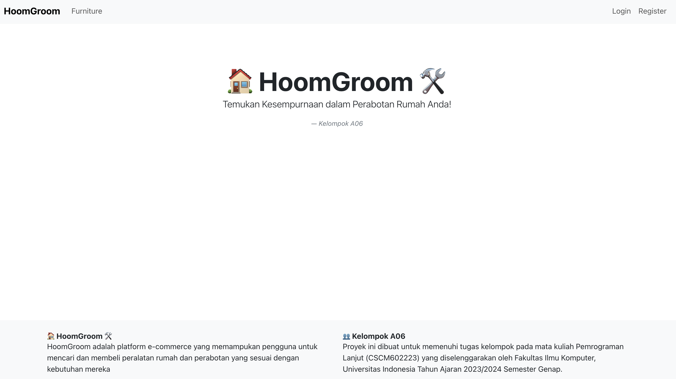 HoomGroom -- E-Commerce
